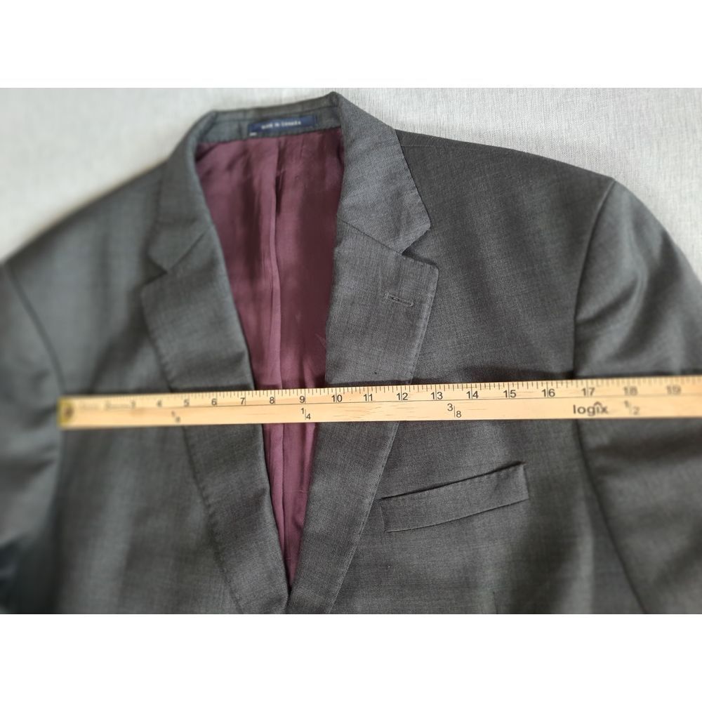 Ing. Loro Piana Super 130s Cremieux 46r Padded Single Breasted Button Blazer View 4